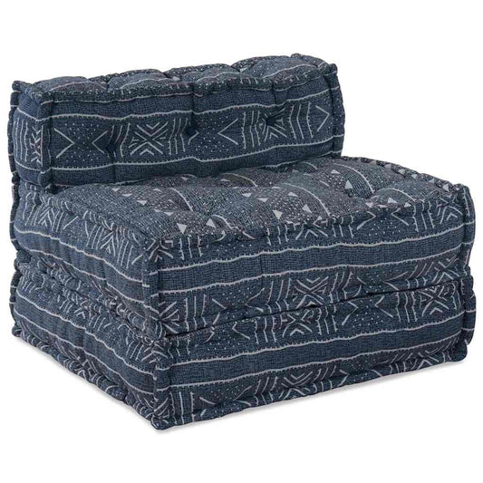 Modulární pohovka Geometrický Indigo 70 x 70 x 54 cm textil
