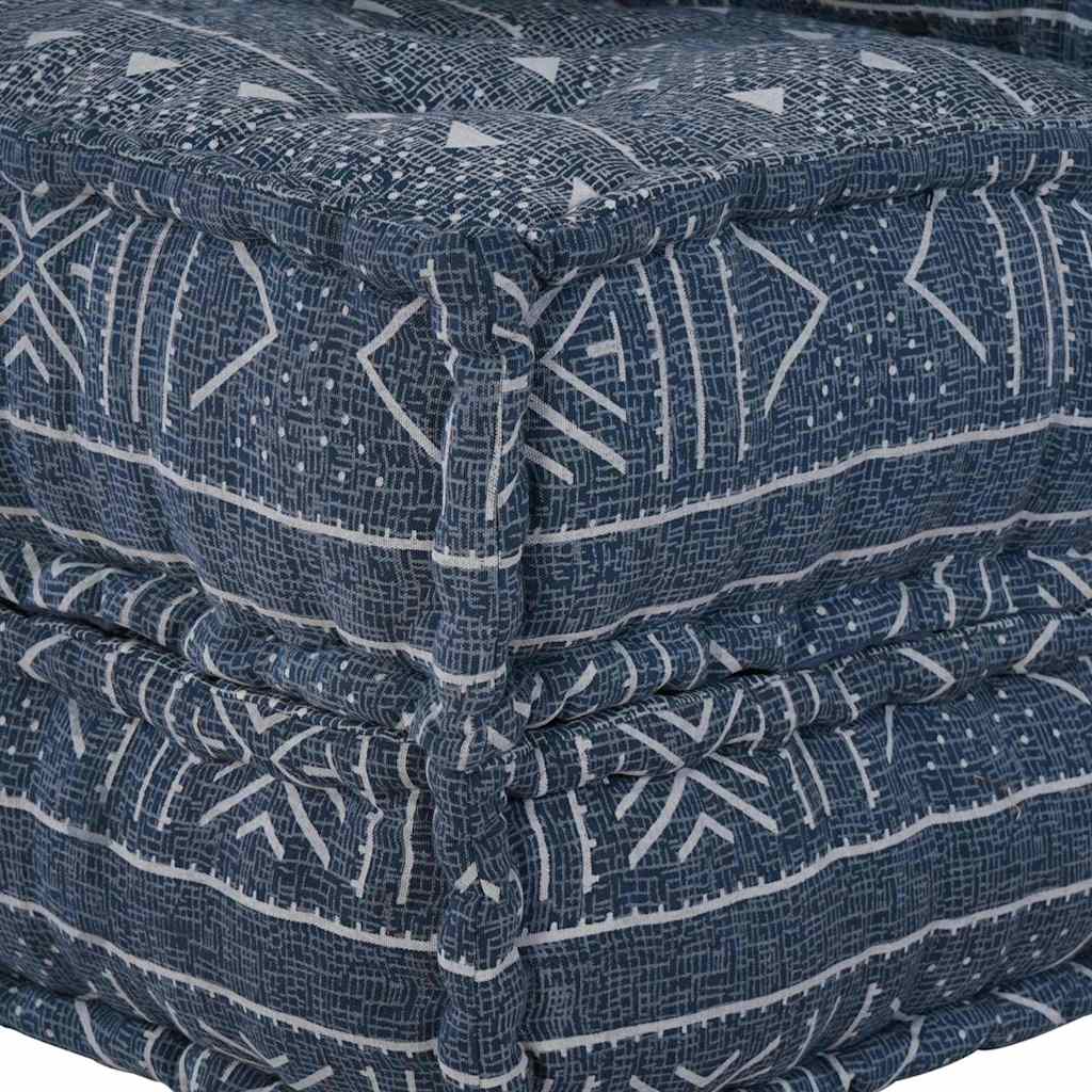 Modulární pohovka Geometrický Indigo 70 x 70 x 36 cm textil