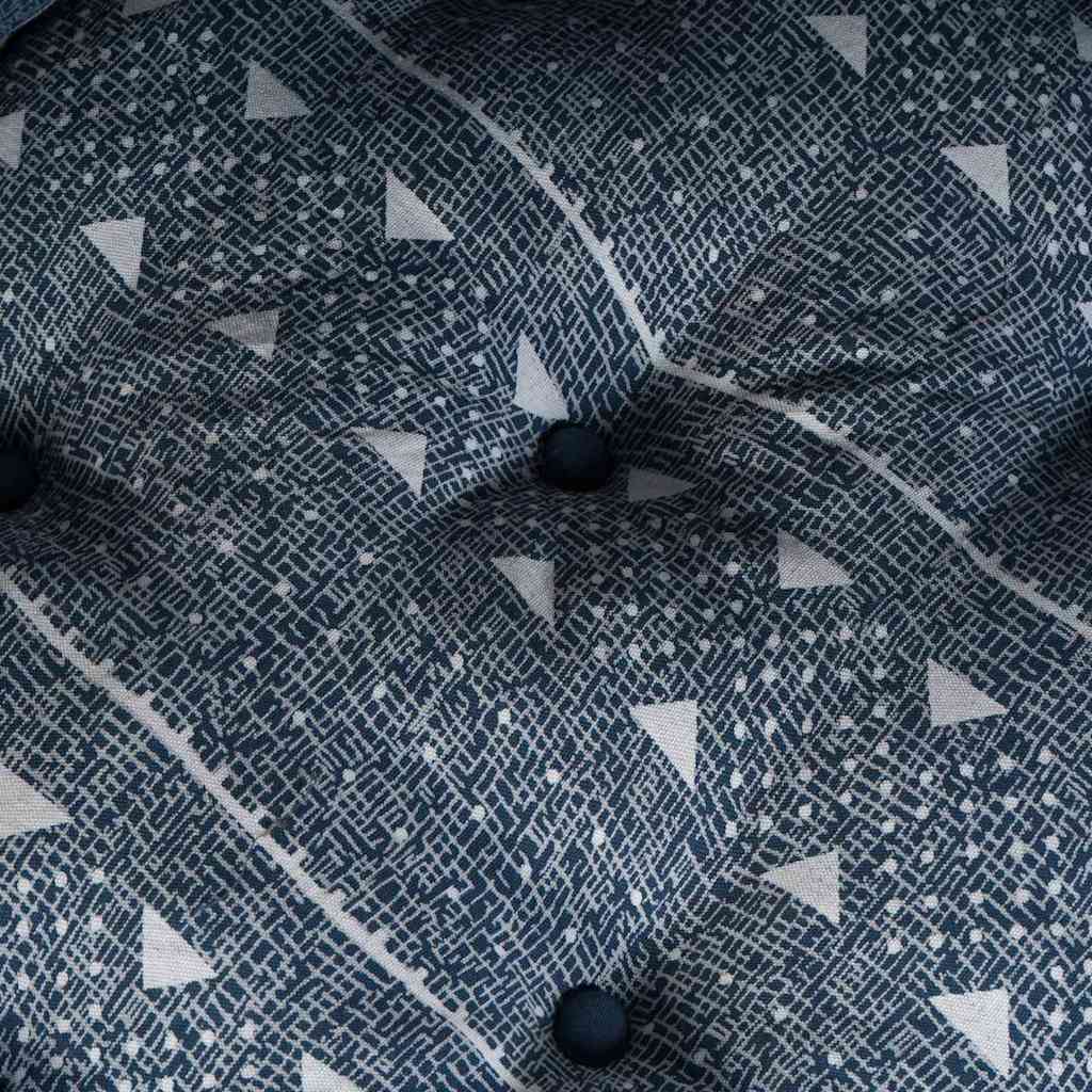 Modulární pohovka Geometrický Indigo 70 x 70 x 36 cm textil