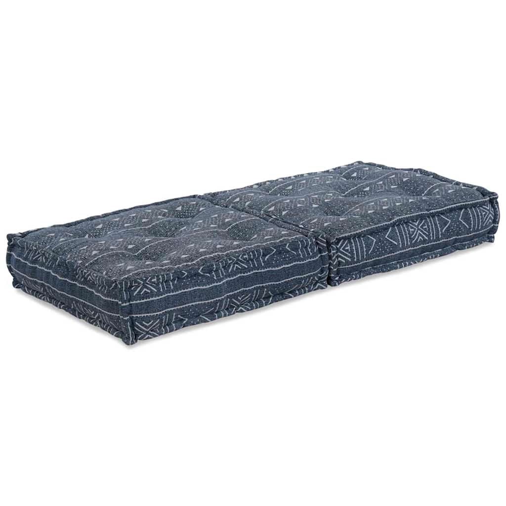 Modulární pohovka Geometrický Indigo 70 x 70 x 36 cm textil