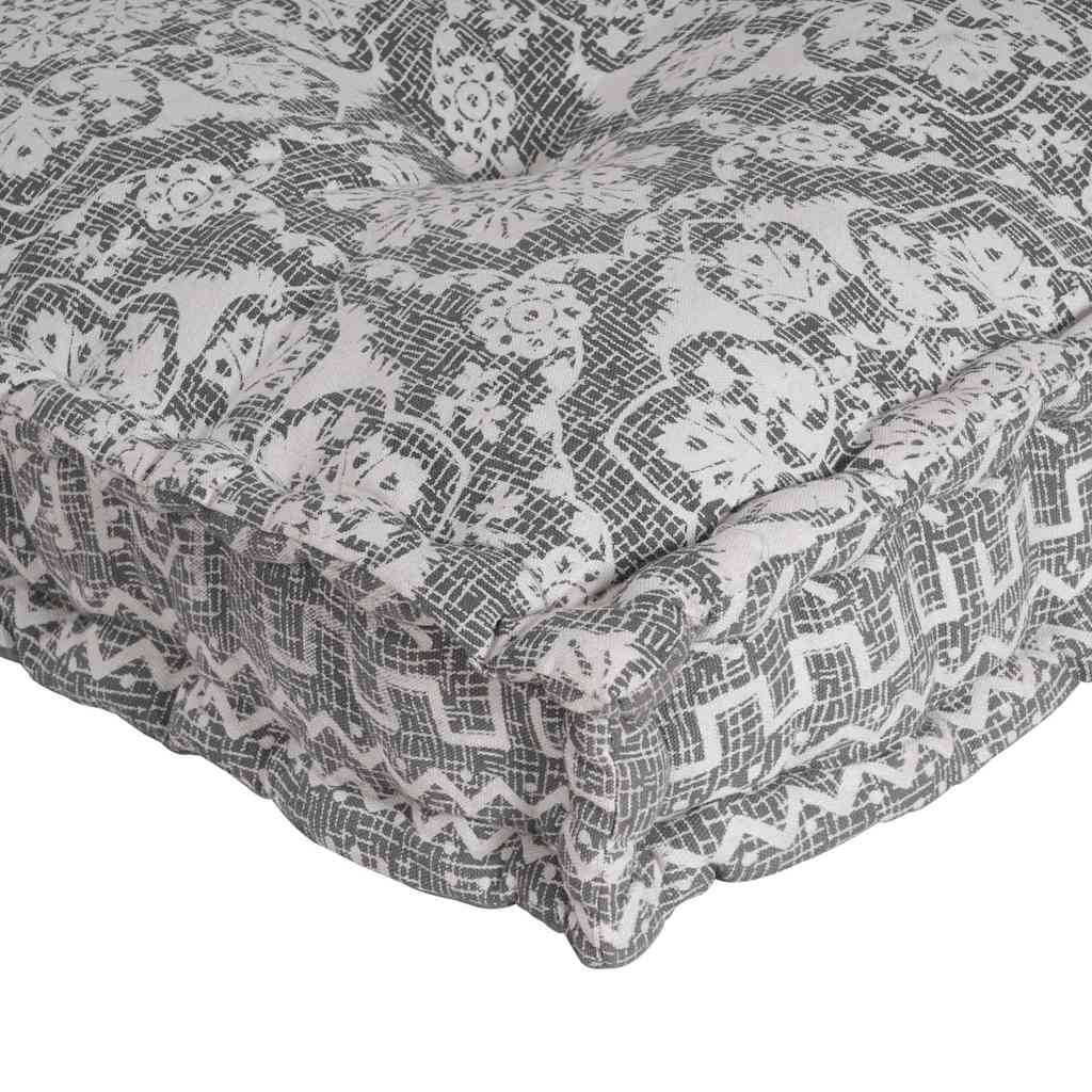 Polstrovaný pohovkový polštář Světle šedá textil