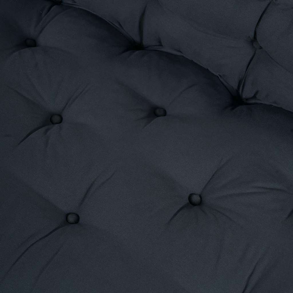 Polstrovaný pohovkový polštář Antracit textil