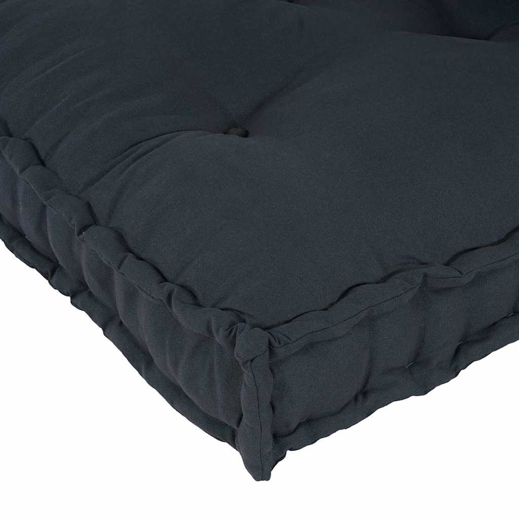 Polstrovaný pohovkový polštář Antracit textil