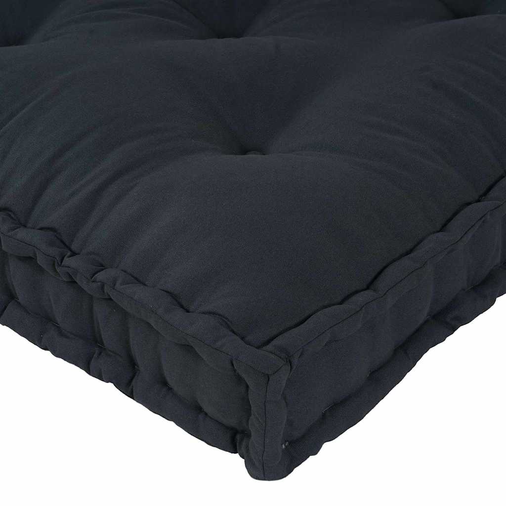 Polstrovaný pohovkový polštář Antracit textil