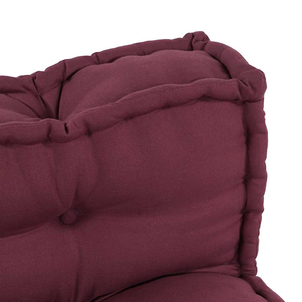 Polstrovaný pohovkový polštář Bordó textil