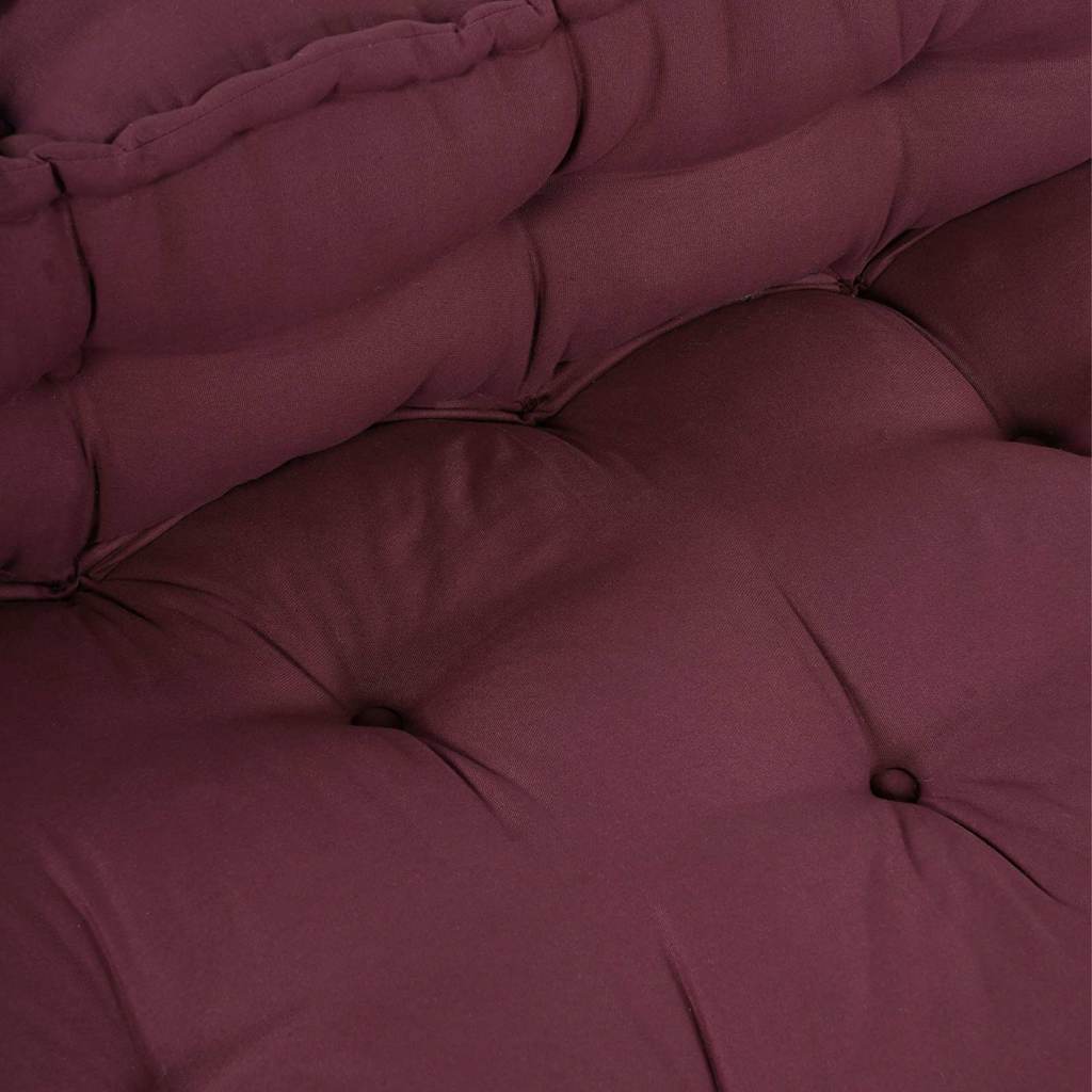 Polstrovaný pohovkový polštář Bordó textil