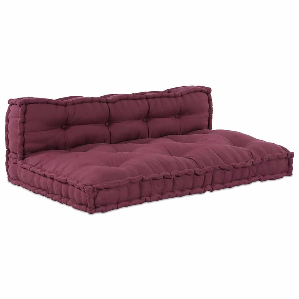 Polstrovaný pohovkový polštář Bordó textil