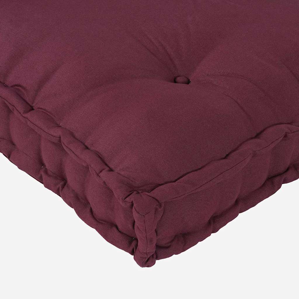 Polstrovaný pohovkový polštář Bordó textil