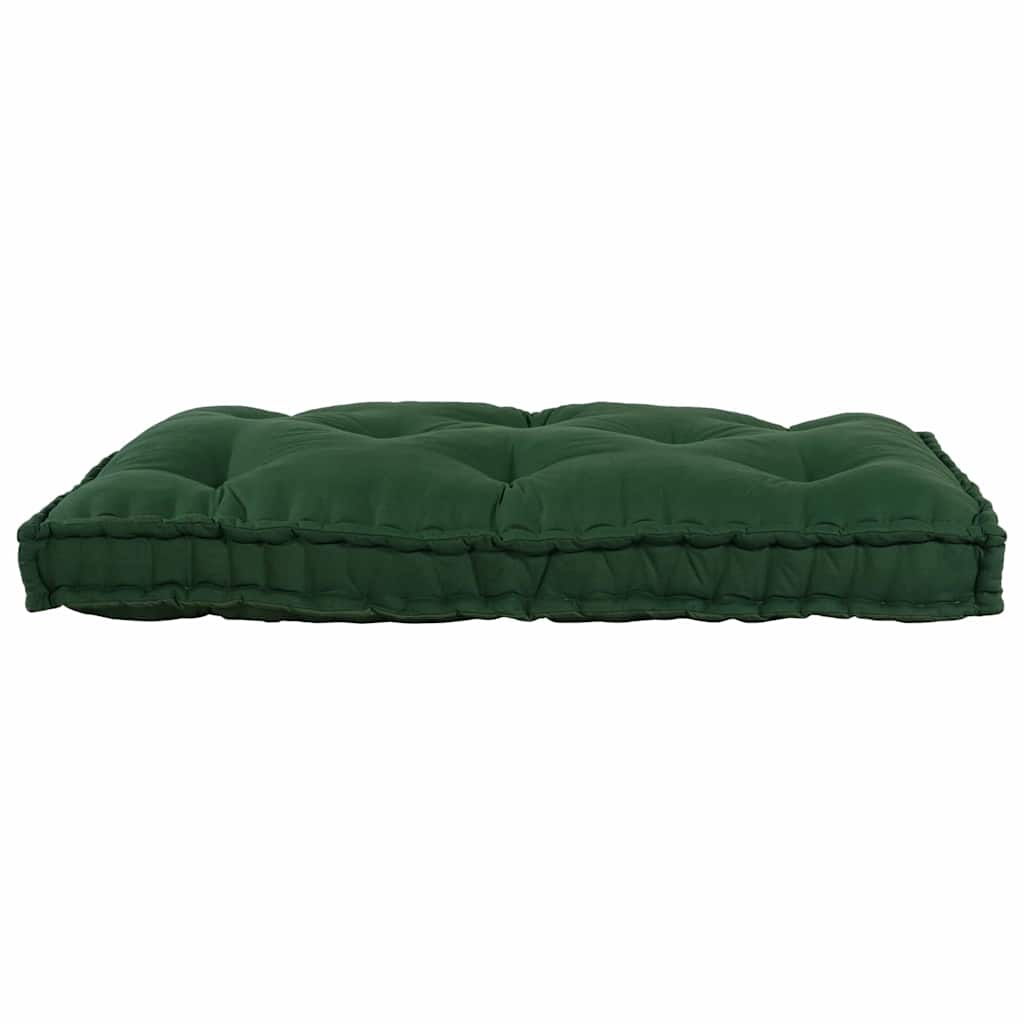 Polstrovaný pohovkový polštář Zelená textil