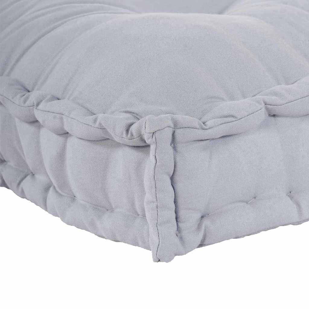 Polstrovaný pohovkový polštář Šedá textil