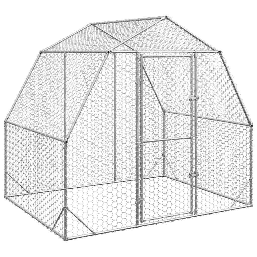 Výběh pro slepice 2,5x2x2,25 m pozinkovaná ocel