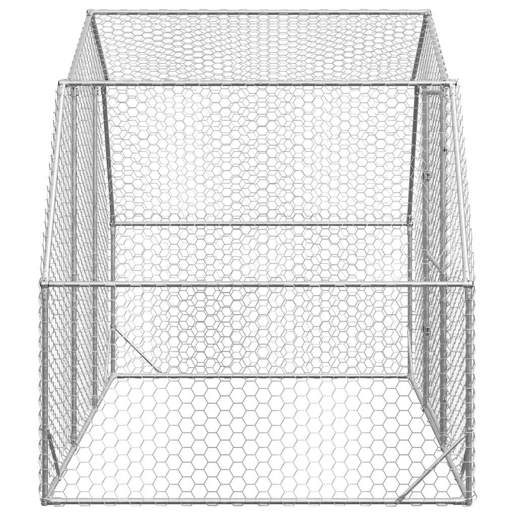 Výběh pro slepice 2,5x2x2,25 m pozinkovaná ocel