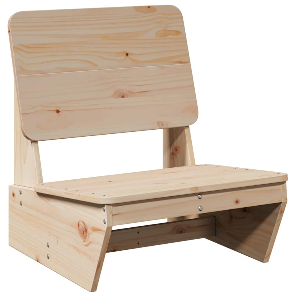 Zahradní židle 2 ks 60x64x70,5 cm masivní borové dřevo