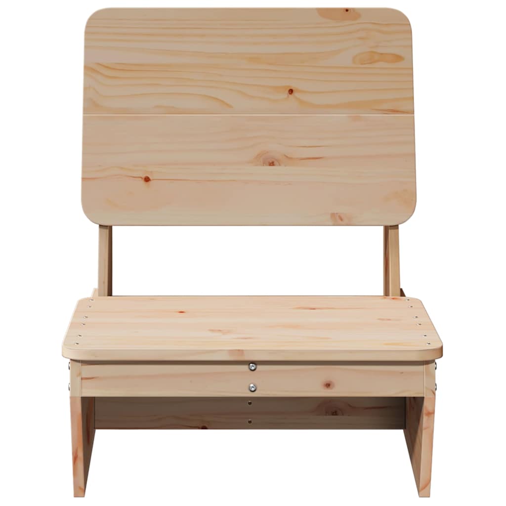 Zahradní židle 2 ks 60x64x70,5 cm masivní borové dřevo
