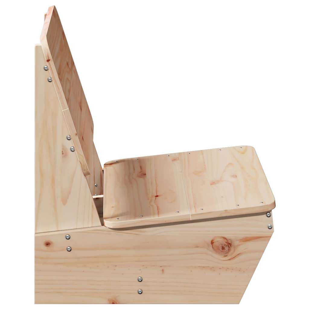 Zahradní židle 2 ks 60x64x70,5 cm masivní borové dřevo