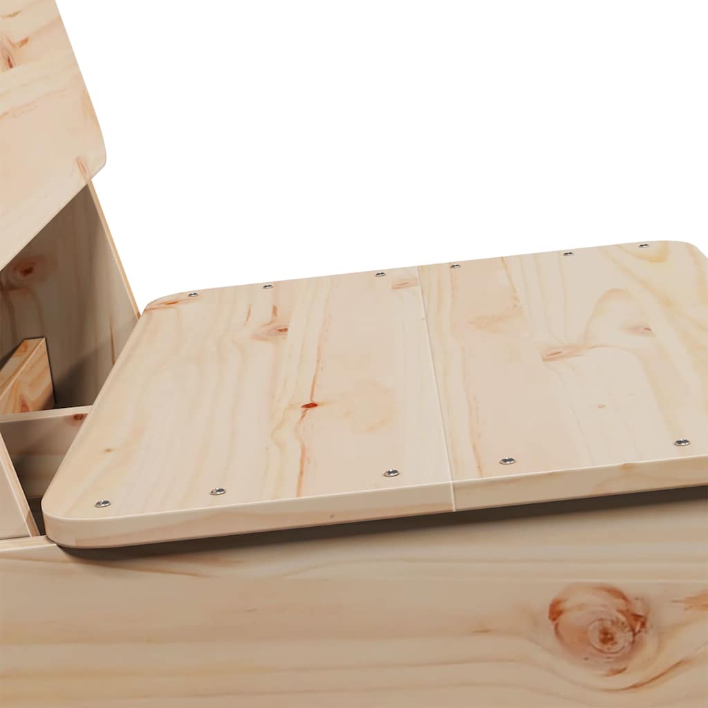 Zahradní židle 2 ks 60x64x70,5 cm masivní borové dřevo