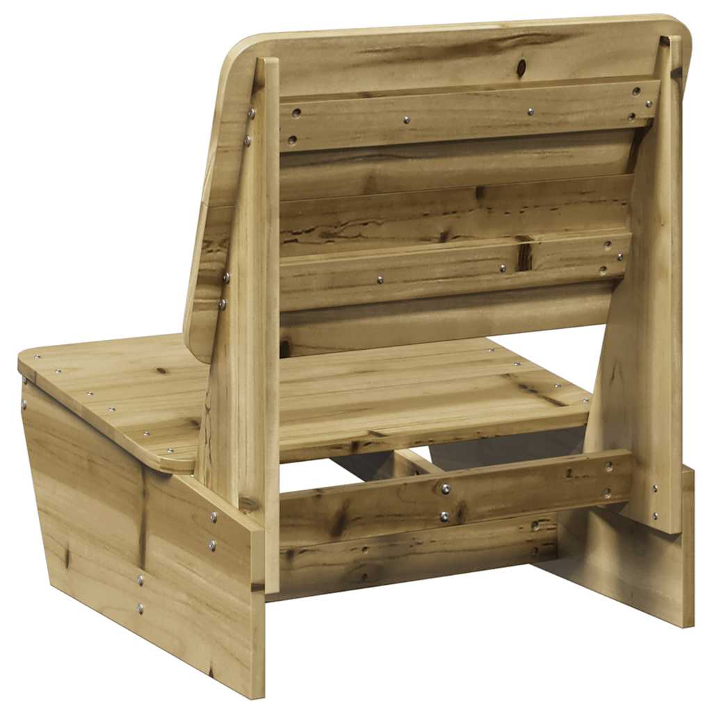 Zahradní židle 2 ks 60x64x70,5 cm impregnované borové dřevo