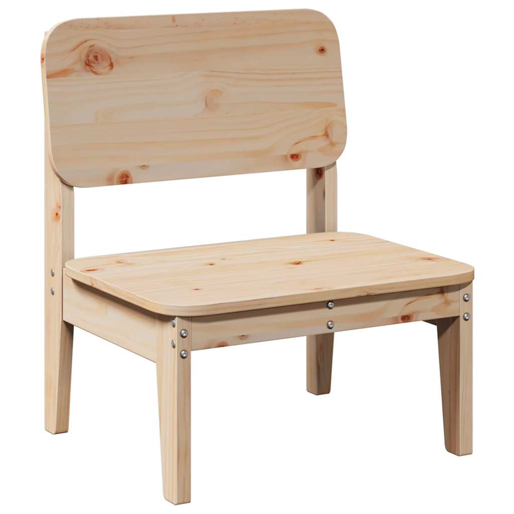 Zahradní židle 2 ks 60x52,5x72 cm masivní borové dřevo