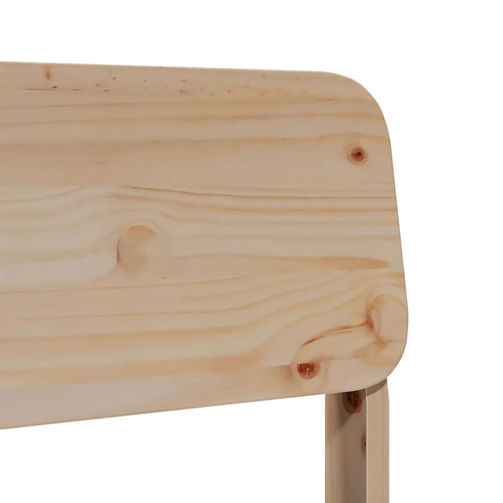 Zahradní židle 2 ks 60x52,5x72 cm masivní borové dřevo