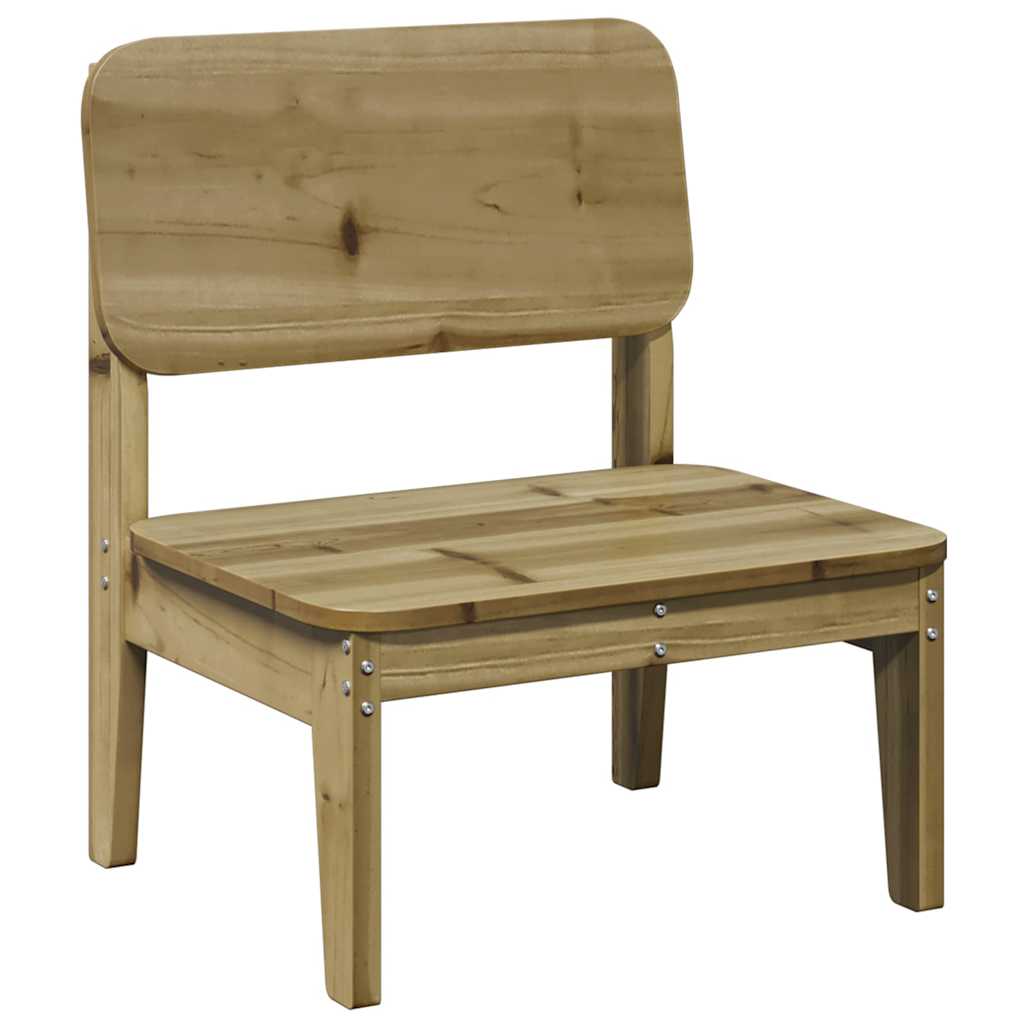 Zahradní židle 2 ks 60x52,5x72 cm impregnované borové dřevo