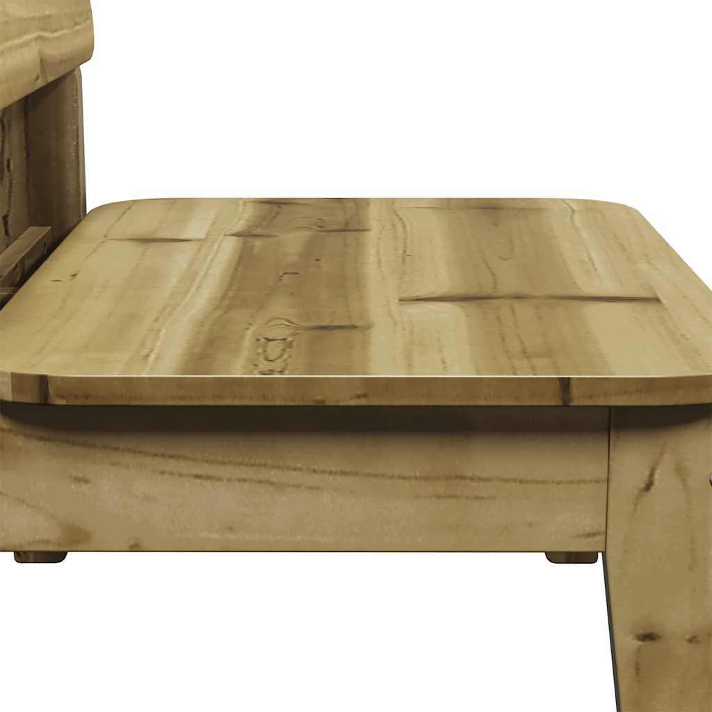 Zahradní židle 2 ks 60x52,5x72 cm impregnované borové dřevo