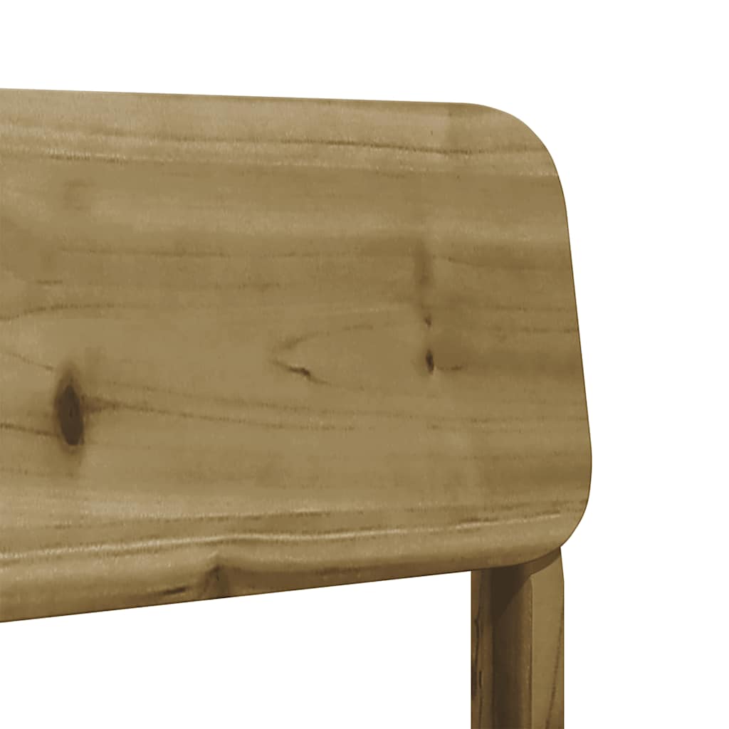 Zahradní židle 2 ks 60x52,5x72 cm impregnované borové dřevo