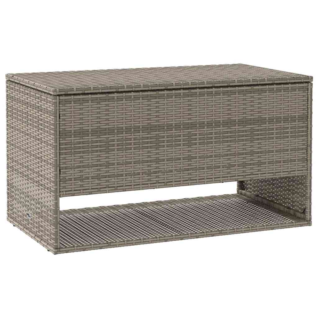 Box na venkovní polštář šedá 100x55x55,5 cm Poly ratan