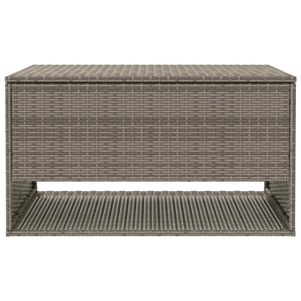 Box na venkovní polštář šedá 100x55x55,5 cm Poly ratan