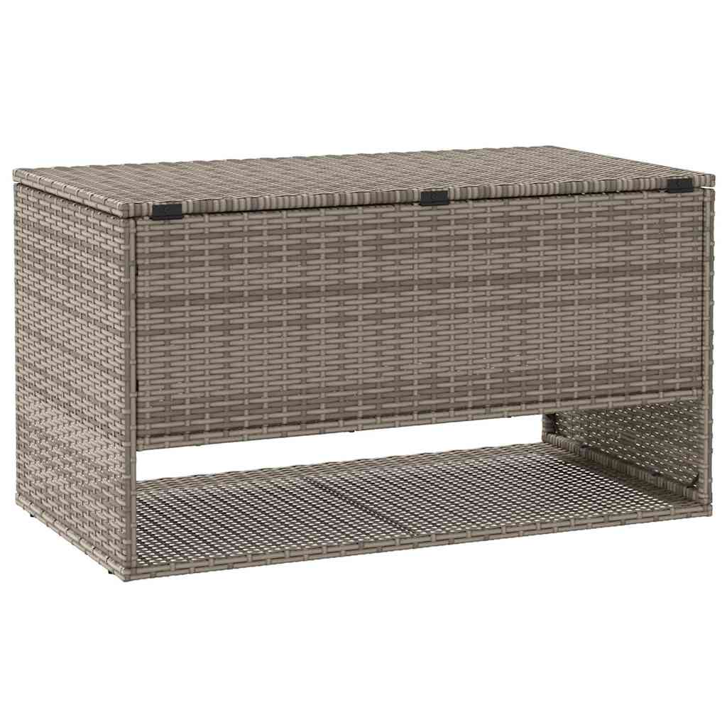 Box na venkovní polštář šedá 100x55x55,5 cm Poly ratan