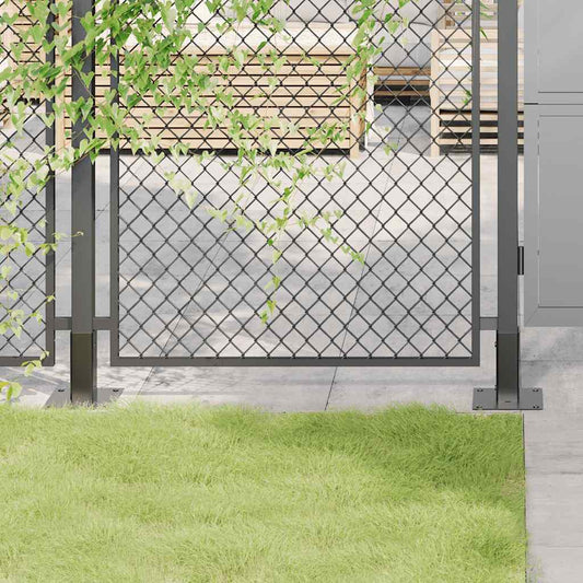 Podstavce pod sloupky čtvercové 4 ks antracit 46x46 mm