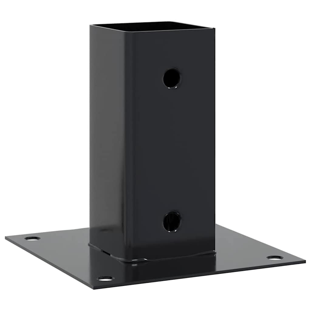 Podstavce pod sloupky čtvercové 4 ks antracit 71x71 mm