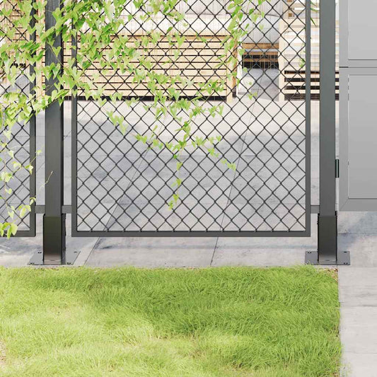 Podstavce pod sloupky čtvercové 4 ks antracit 71x71 mm