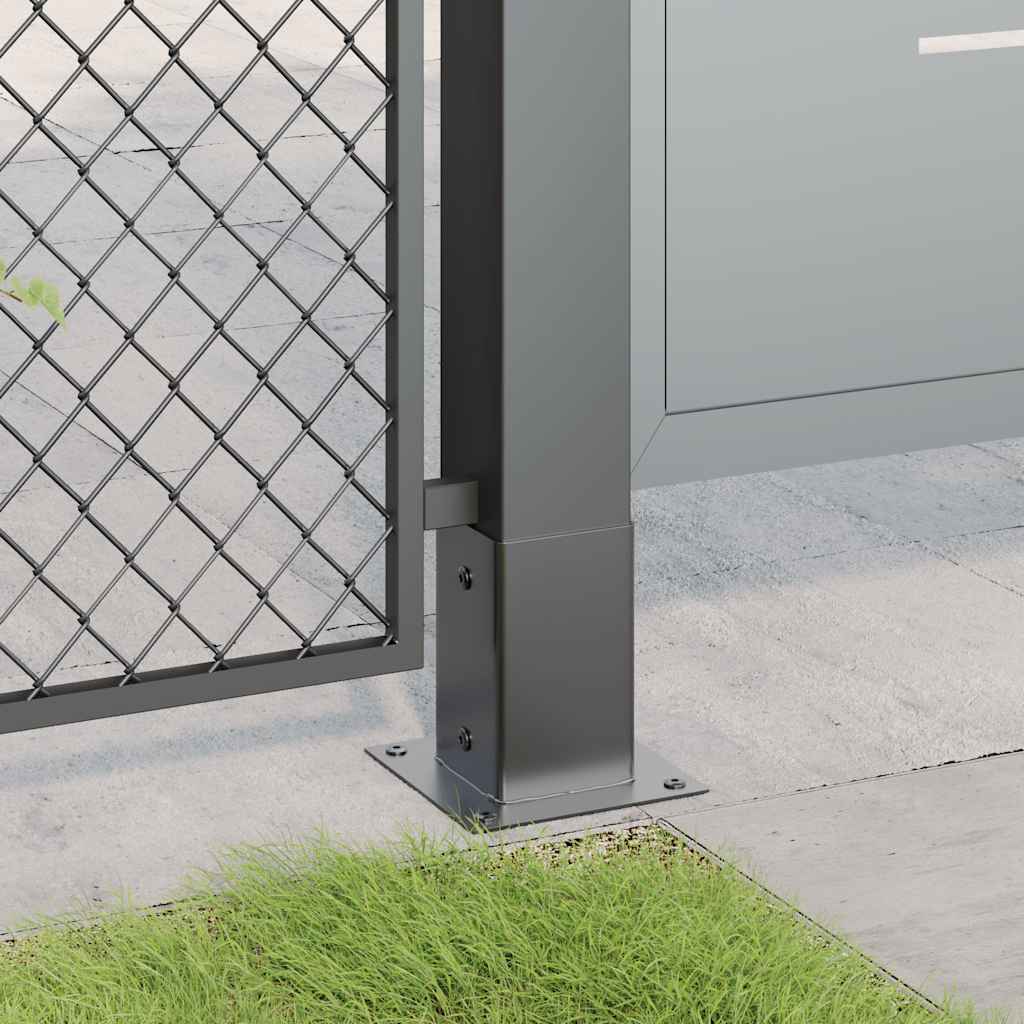 Podstavce pod sloupky čtvercové 4 ks antracit 81x81 mm