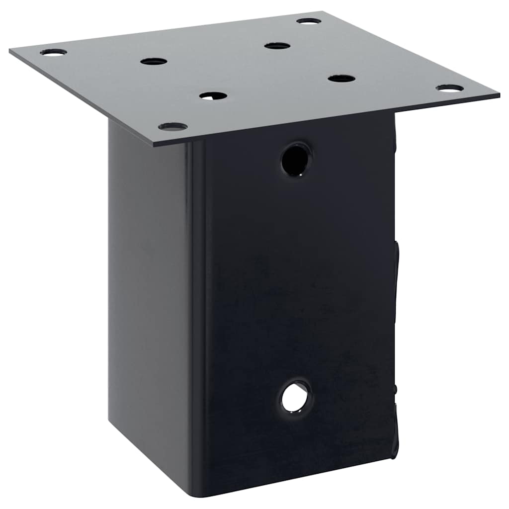 Podstavce pod sloupky čtvercové 4 ks antracit 81x81 mm