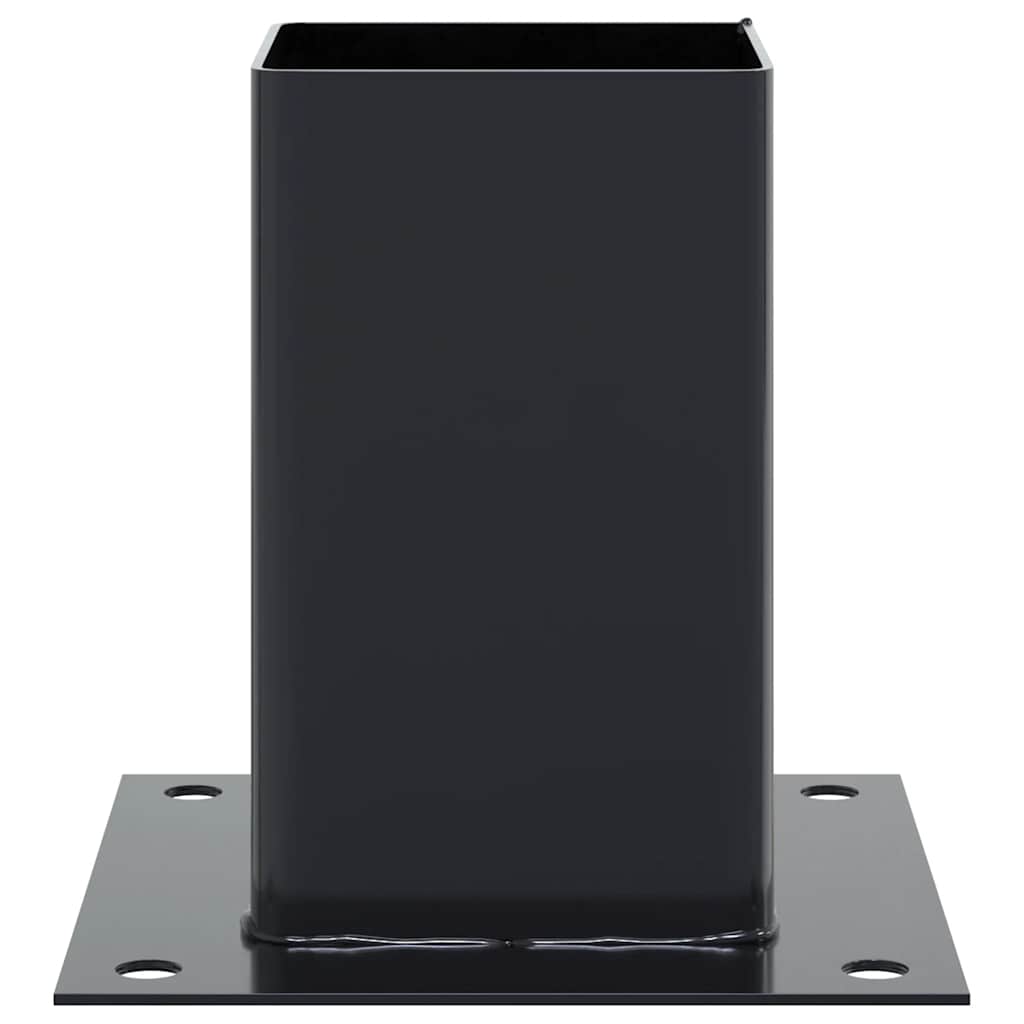 Podstavce pod sloupky čtvercové 4 ks antracit 81x81 mm