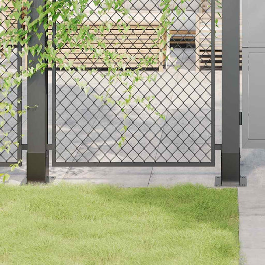 Podstavce pod sloupky čtvercové 4 ks antracit 81x81 mm