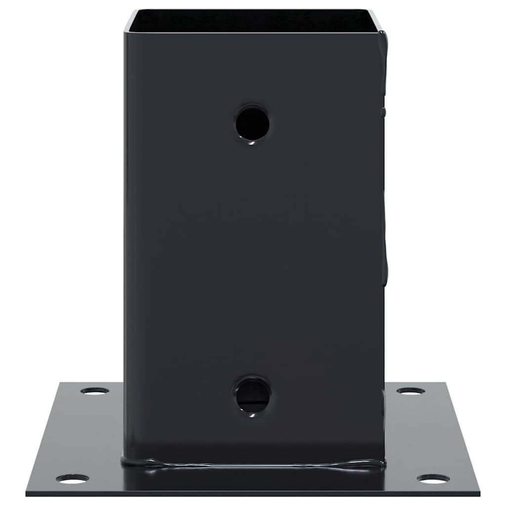 Podstavce pod sloupky čtvercové 4 ks Antracit 91x91 mm