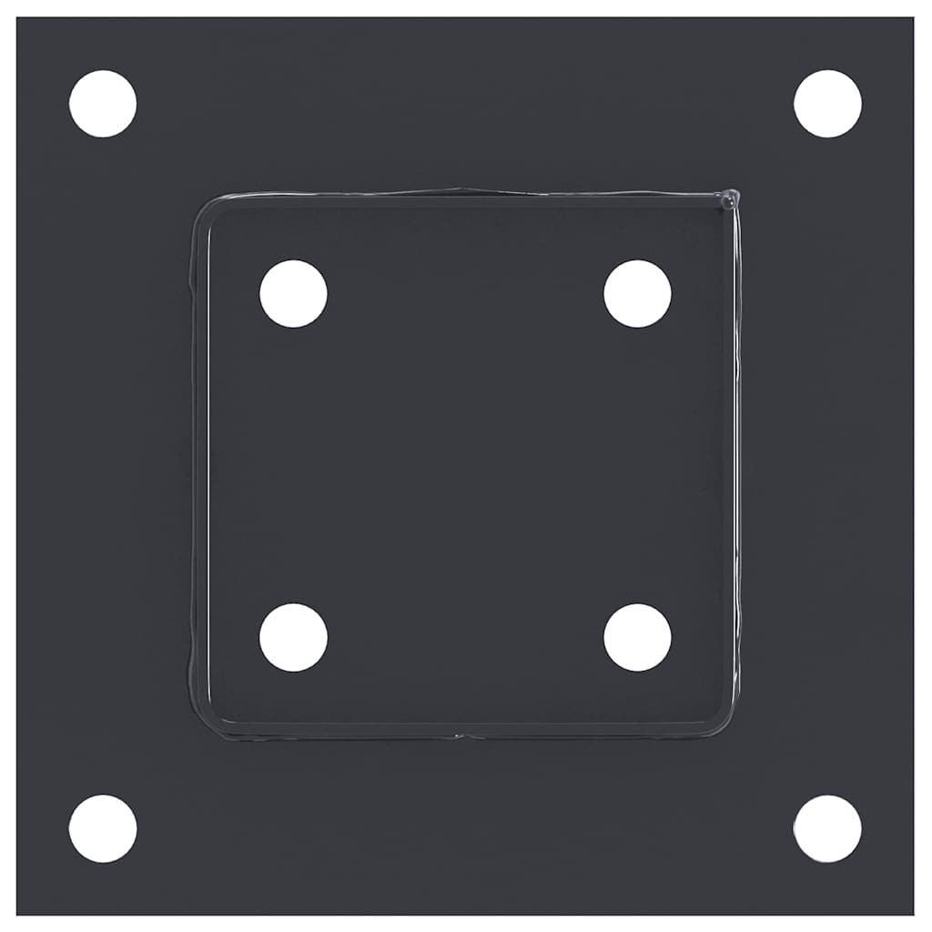 Podstavce pod sloupky čtvercové 4 ks Antracit 91x91 mm
