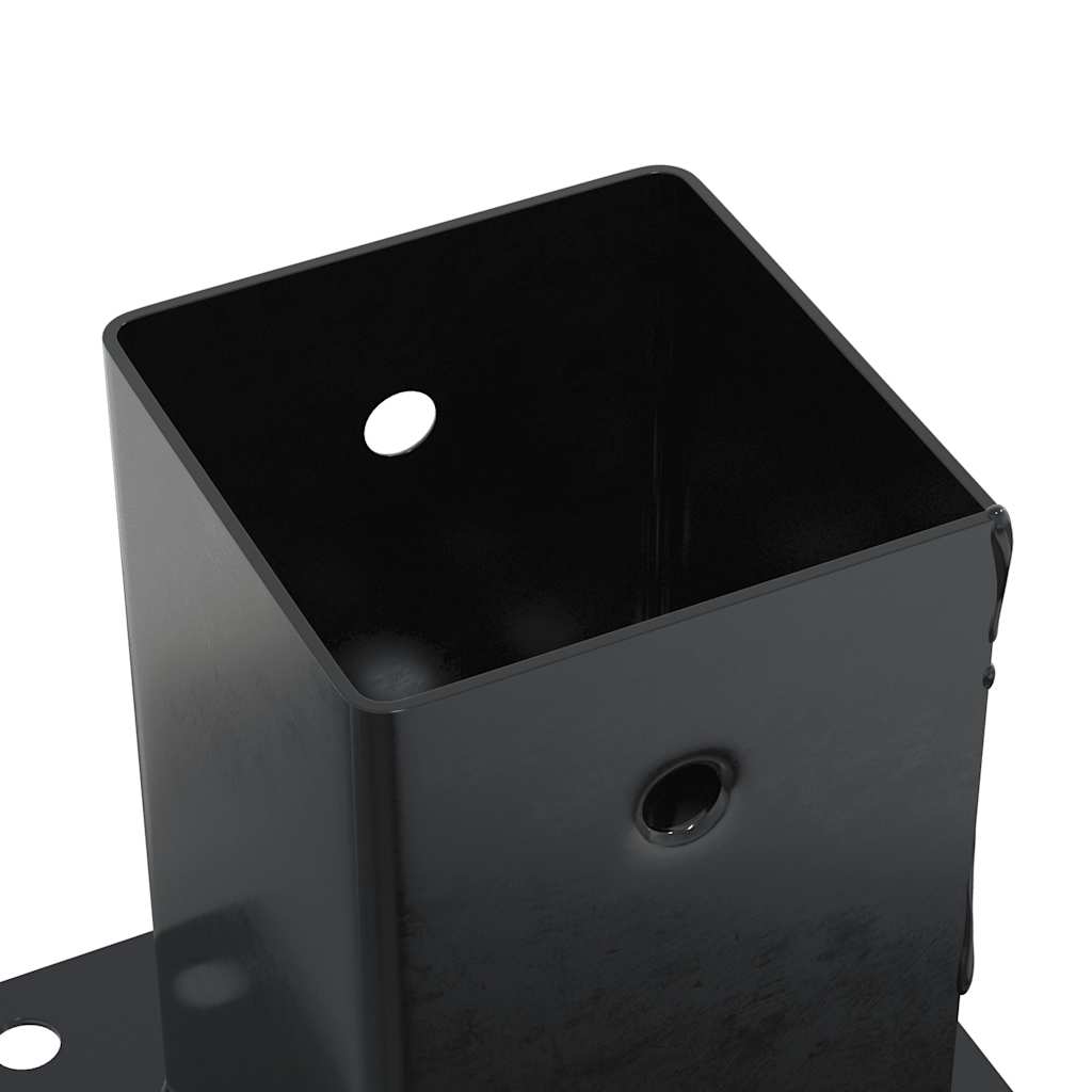 Podstavce pod sloupky čtvercové 4 ks Antracit 91x91 mm
