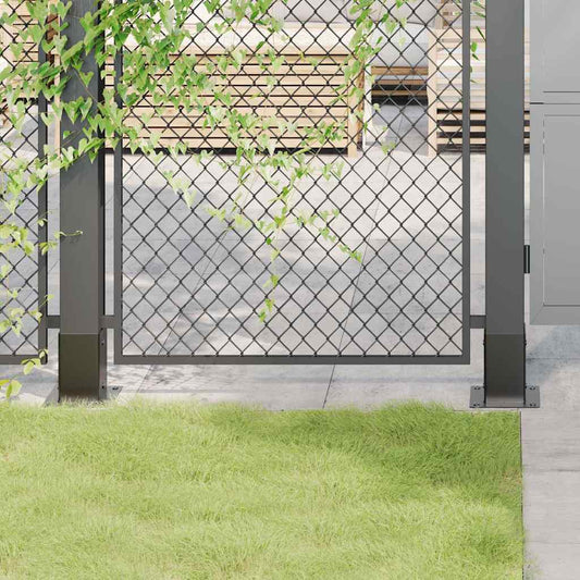 Podstavce pod sloupky čtvercové 4 ks Antracit 91x91 mm