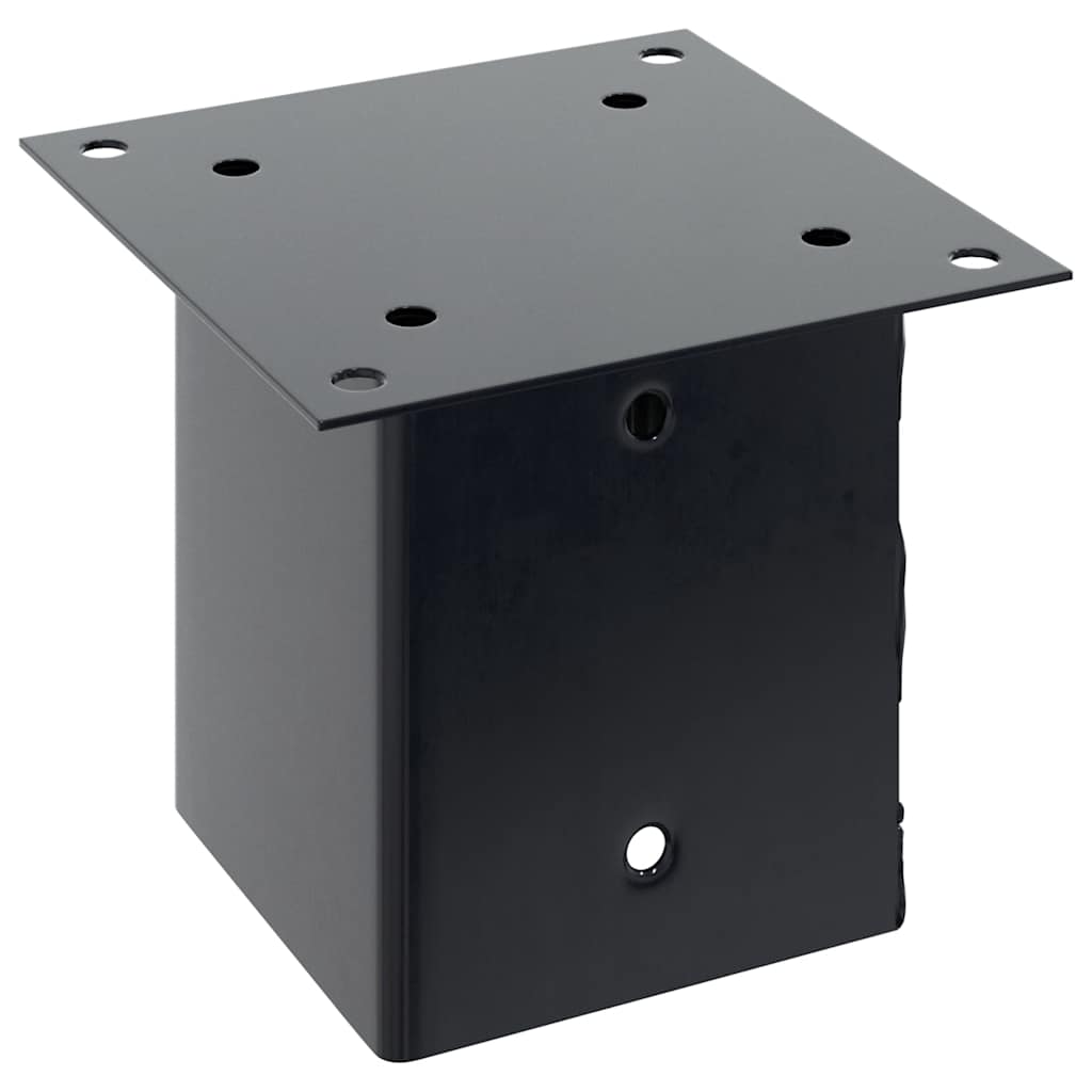 Podstavce pod sloupky čtvercové 4 ks Antracit 101x101 mm