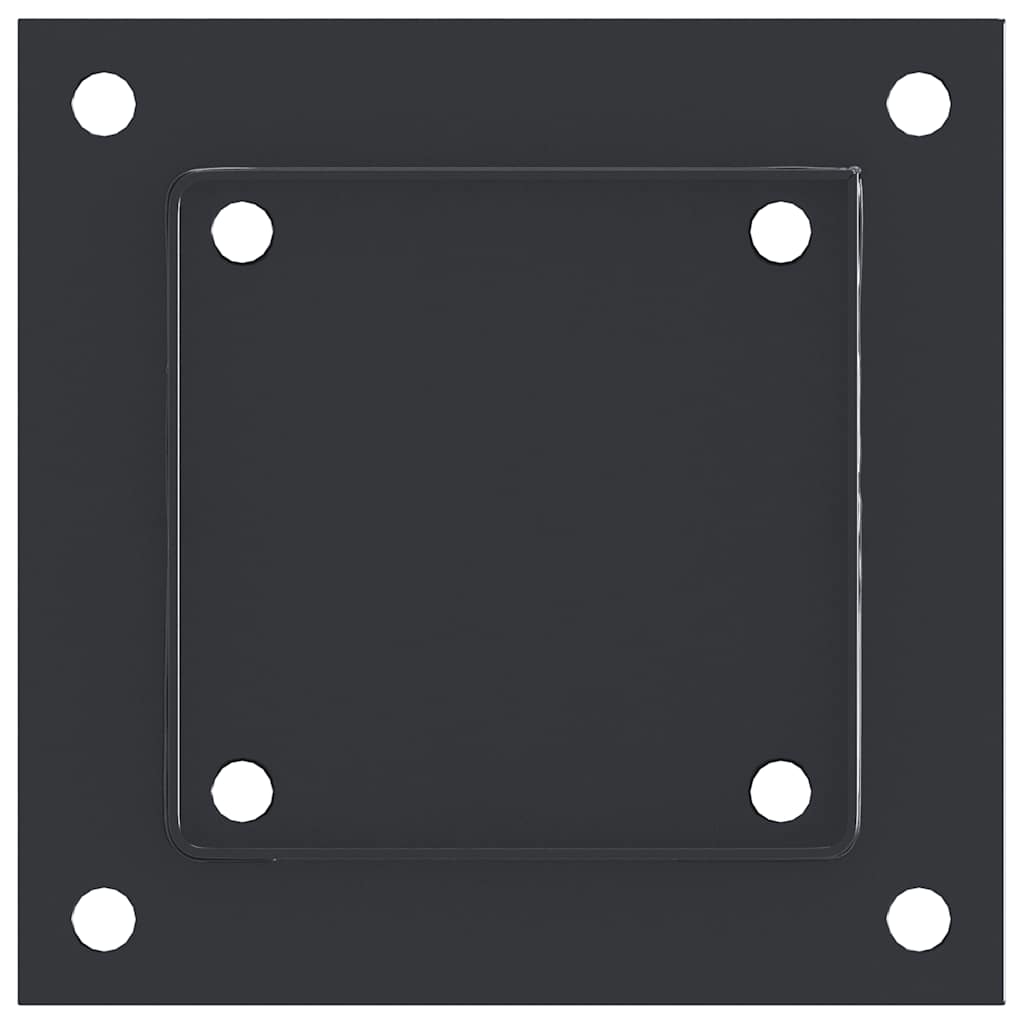 Podstavce pod sloupky čtvercové 4 ks Antracit 101x101 mm