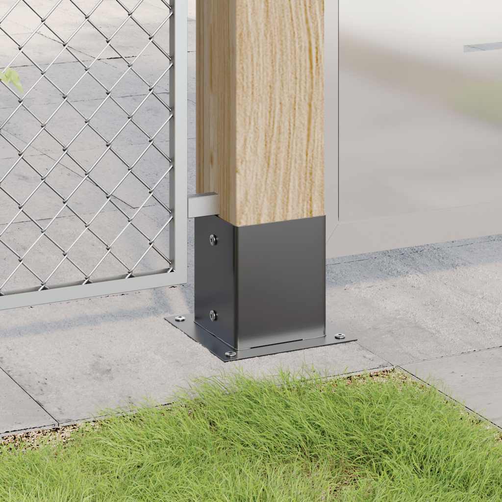 Podstavce pod sloupky čtvercové 12 ks Antracit 101x101 mm