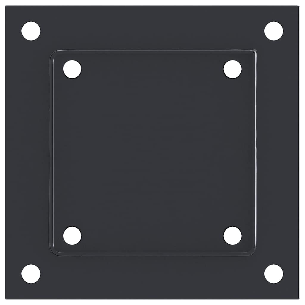 Podstavce pod sloupky čtvercové 12 ks Antracit 101x101 mm