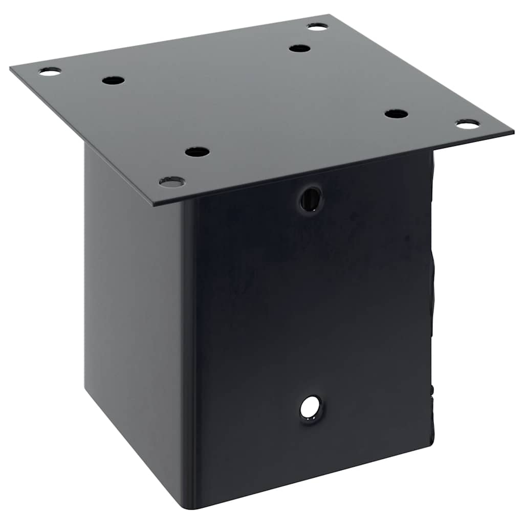 Podstavce pod sloupky čtvercové 4 ks antracit 121x121 mm