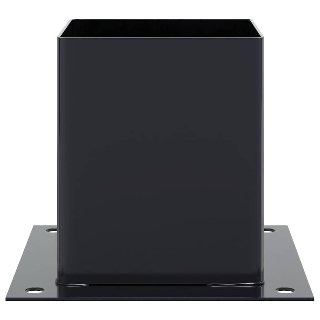 Podstavce pod sloupky čtvercové 4 ks antracit 121x121 mm