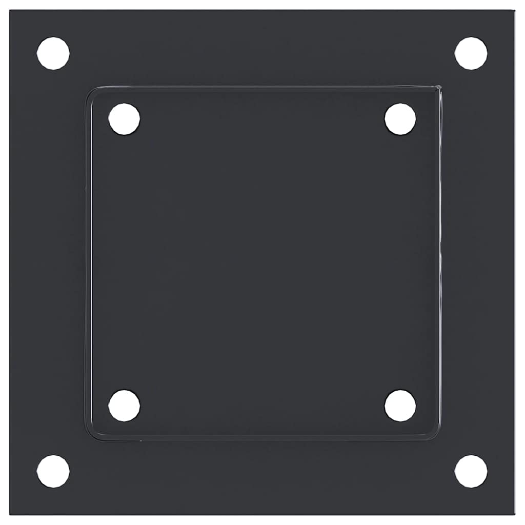 Podstavce pod sloupky čtvercové 4 ks antracit 121x121 mm