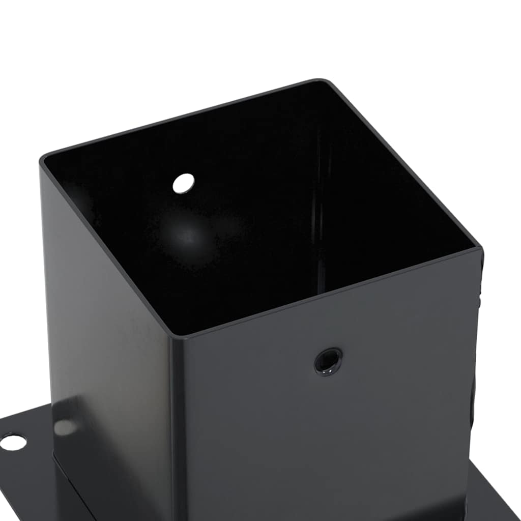 Podstavce pod sloupky čtvercové 12 ks antracit 121x121 mm