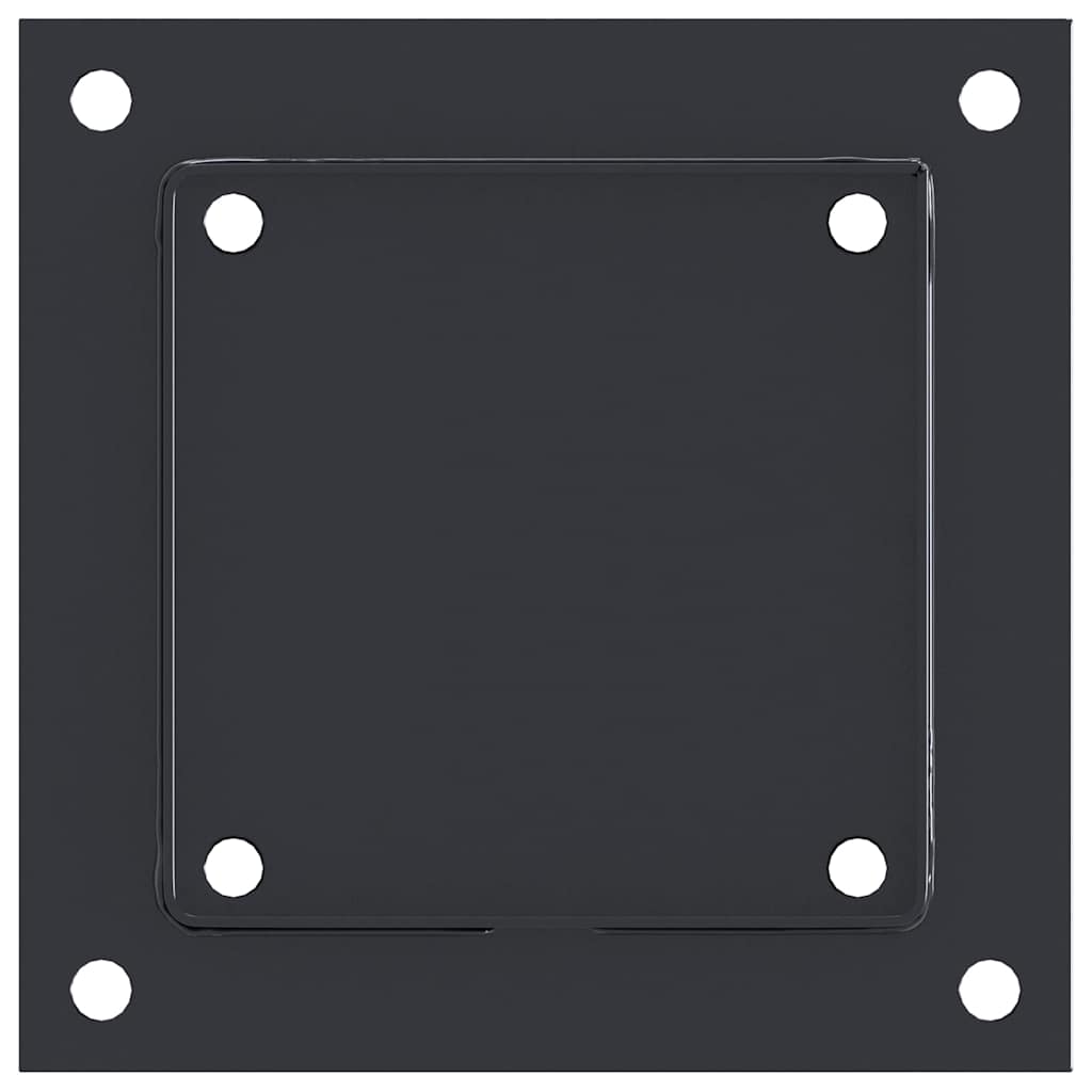 Podstavce pod sloupky čtvercové 4 ks antracit 141x141 mm