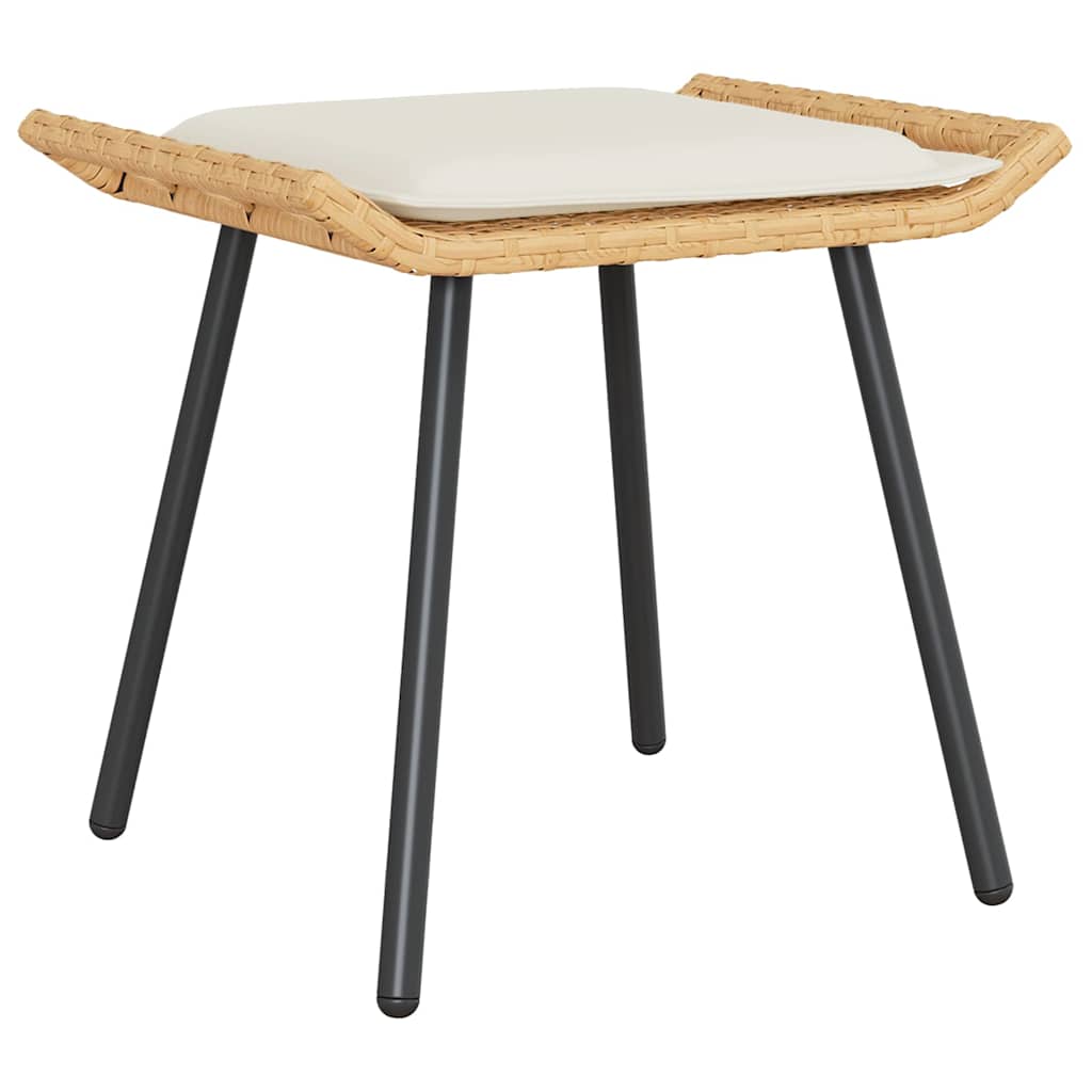 Zahradní stolička 2 pcs Hnědá 50 x 40 x 45 cm Polyester